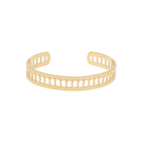 Bracelet Jonc Mérope doré ajustable ajouré Hersée Hersée Paris 9