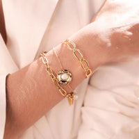 Bracelet Lotus doré nacre Hersée Hersée Paris 9