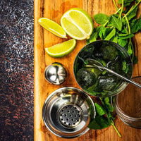 Coffret Cocktail Complet Mélangeur shaker en inox 10 pièces Oak & Steel Hersée Paris 9