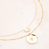 Collier pendentif Polaris double rangs et demi-soleil Hersée Hersée Paris 9