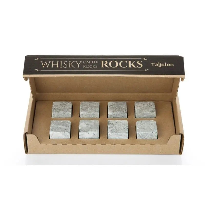Le coffret de 8 pierres à whisky scandinaves Täljsten - Pierre ollaire  suédoise - Whisky on the rocks rocks - Rare Old Whisky & Rhum
