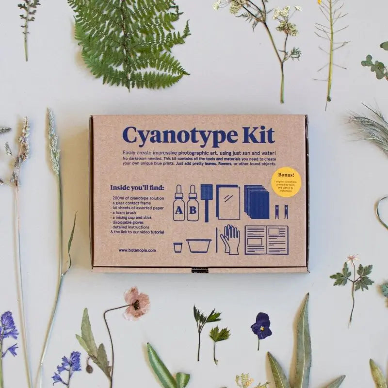 Kit DIY Coffret création Cyanotype - Botanopia – Hersée