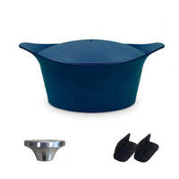Pack L'Incroyable Cocotte + Poignée inox + Paire de maniques - Cookut Hersée - boutique écoresponsable Paris 9ème Hersée Paris 9