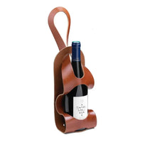 Porte Bouteille Cuir La Bouclée Originale 75 cl Gold La Bouclée Hersée Paris 9