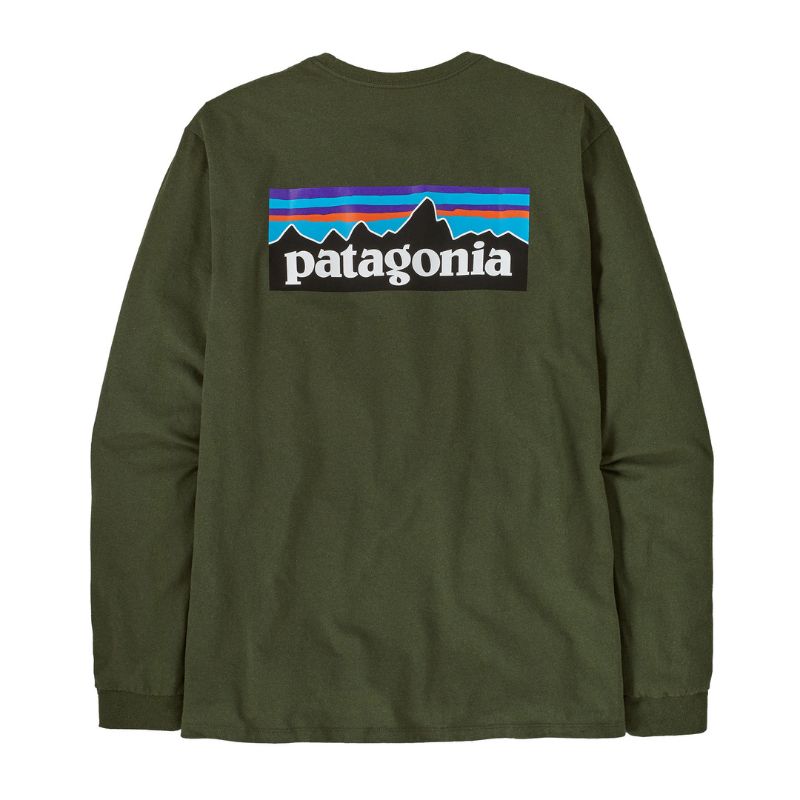 T shirt Manches Longues Patagonia P 6 Logo Responsibili Tee