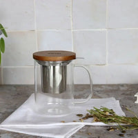 Tisanière en verre borosilicate 450ML - Hersée