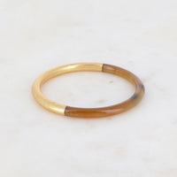 Bracelet Jonc corne naturelle Bicolore Hersée Hersée Paris 9