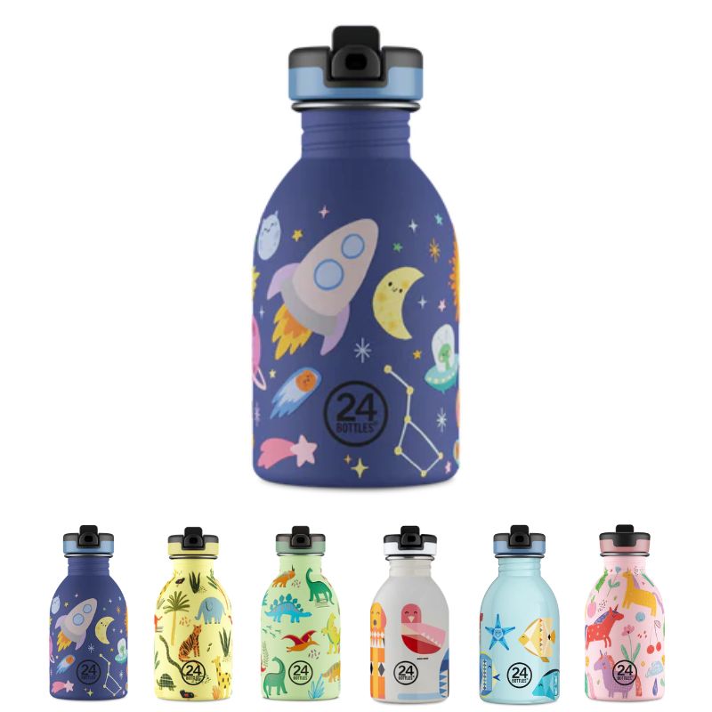 Gourde Enfant 600ml Incassable Avec Paille - Anti-fuite, Sans BPA - Pour L'école, Le Sport, Les Voyages