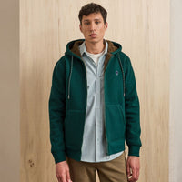 Sweat à capuche zippé Meygal sherpa molleton coton - Faguo Faguo Hersée Paris 9