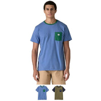 T-shirt Shop Sticker Pocket Responsibili-Tee® recyclé - Poche poitrine - Patagonia Patagonia Hersée Paris 9