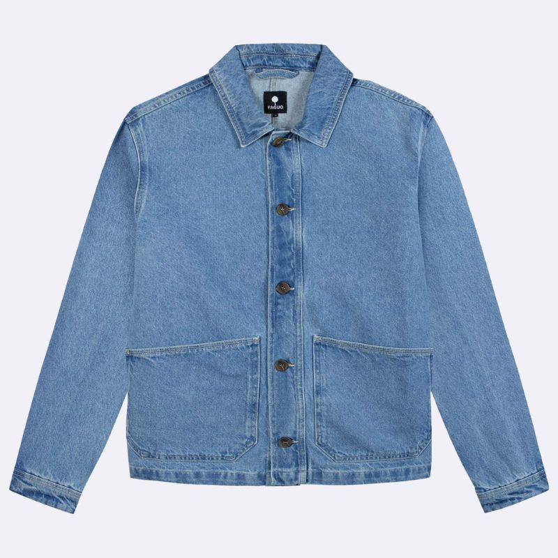 Veste Liffre Workwear Denim en coton Faguo – Hersée boutique