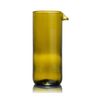 Carafe Olive verre cul de bouteille recyclé - Rebottled Rebottled Hersée Paris 9