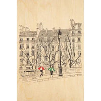 Carte Postale Parapluies Montmartre Paris Woodhi Hersée Paris 9