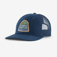 Casquette réglable Patagonia Take a Stand Trucker Hat Bayou Badge Tidepool Blue Patagonia Hersée Paris 9