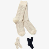 Chaussettes en tricot Irlandais coton Aran - Royalties Royalties Hersée Paris 9