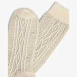 Chaussettes en tricot Irlandais coton Aran - Royalties Royalties Hersée Paris 9