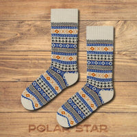 Chaussettes nordiques chaudes hiver coton Oeko-Tex - Polar Star