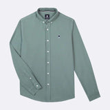 Chemise turquoise Ivoy Faguo oxford 100% coton Faguo Hersée Paris 9