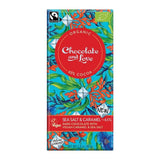 Tablette Chocolat Noir 65% Sel et caramel Bio Vegan Chocolate & Love Hersée Paris 9