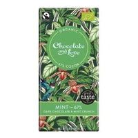 Tablette Chocolat Noir 67% et Menthe Bio Vegan Chocolate & Love Hersée Paris 9