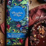 Tablette Chocolat Noir 71% Rich Dark Bio Vegan Chocolate & Love Hersée Paris 9