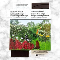 Tablette chocolat noir 73% Papouasie Bio - Le livre de la jungle - Mowgli tient sa promesse Le Chocolat de Poche Hersée Paris 9