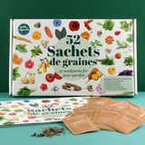 Coffret 52 sachets de graines à semer - Radis et Capucine Radis et Capucine Hersée Paris 9