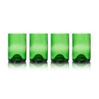 Coffret 4 verres recyclés vert bouteille 33cl Rebottled Hersée Paris 9
