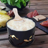 Coffret Raclette à la bougie Lumi 2 personnes Montagne Noir Vivre d'amour et de raclette Cookut Hersée Paris 9