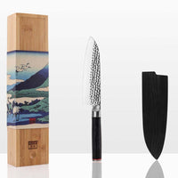 Couteau de Chef Japonais Santoku - Lame de 180 mm Kotai Hersée Paris 9