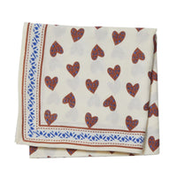Foulard Indien Cœur Sauvage coton - Bonheur du Jour Paris Bonheur du Jour Paris Hersée Paris 9