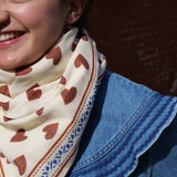 Foulard Indien Cœur Sauvage coton - Bonheur du Jour Paris Bonheur du Jour Paris Hersée Paris 9
