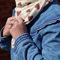 Foulard Indien Cœur Sauvage coton - Bonheur du Jour Paris Bonheur du Jour Paris Hersée Paris 9