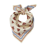 Foulard Indien Cœur Sauvage coton - Bonheur du Jour Paris Bonheur du Jour Paris Hersée Paris 9