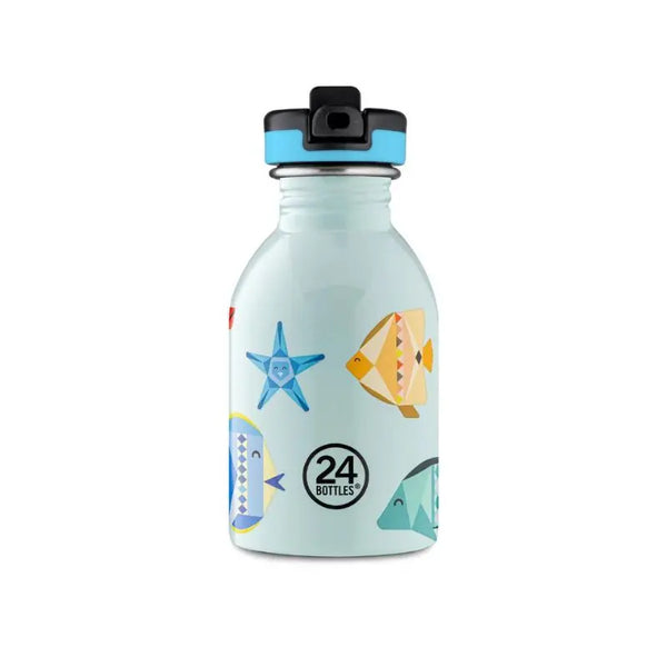 Gourde Inox Urban Bottle 500ml Navy Lily Bleu - 24Bottles – Hersée
