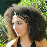 Headband en viscose upcyclé Léane imprimée léopard - Laure Derrey Laure Derrey Hersée Paris 9