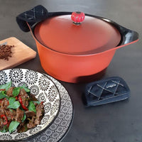 L'Incroyable Cocotte 28 cm Rouge Brique Passion - Cookut Cookut Hersée Paris 9