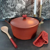 L'Incroyable Cocotte 28 cm Rouge Brique Passion - Cookut Cookut Hersée Paris 9