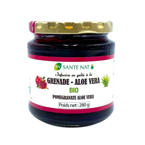 Infusion en gelée Grenade Aloe Vera Bio 280G