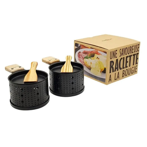 Kit 2 appareils Raclette à la bougie - Hersée