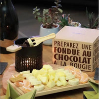 Kit Fondue au chocolat à la bougie - Hersée