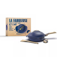 La Fabuleuse Poêle 8 en 1 dim. 28cm - Bleu Saphir - Cookut Cookut Hersée Paris 9