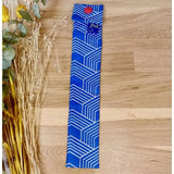 Pochette à paille (4,5 x 23cm) Aneth Bleu - Hersée