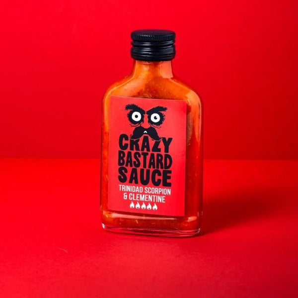 Sauce piquante Trinidad Scorpion & Clémentine Crazy Bastard 100ml