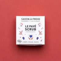 Savon Le Pavé Scrub - Saponification à froid surgras 90g Bio Atelier Populaire Hersée Paris 9