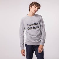 Sweat Homme des bois Faguo en coton & polyester recyclés gris Faguo Hersée Paris 9