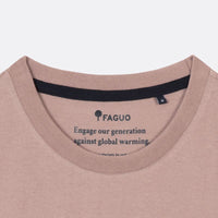 T-shirt Broderie Sans Pression Pingouin Skate Faguo en coton recyclé rose Faguo Hersée Paris 9