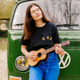 T-shirt Feu de camp Chamallow grillés Bleu Marine - Lundi au Soleil Lundi au soleil Hersée Paris 9