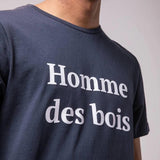 T-shirt Homme des bois Faguo coton recyclé Bleu marine Faguo Hersée Paris 9