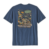 T-shirt Patagonia M's Commontrail Pocket Responsibili-Tee® Utility Blue Patagonia Hersée Paris 9